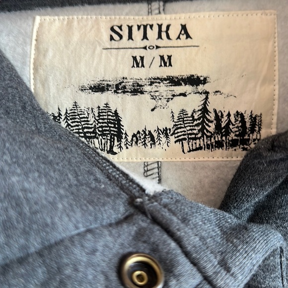 Sitka cotton button up sweater, size Medium - Picture 2 of 3